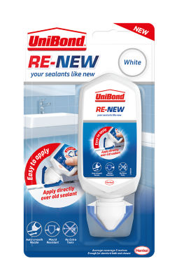 UniBond Re-New White sealant 80ml (British brand)