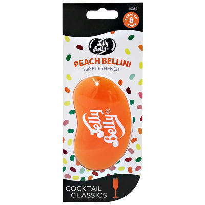 Jelly Belly Peach Bellini 3D air freshener, UK version