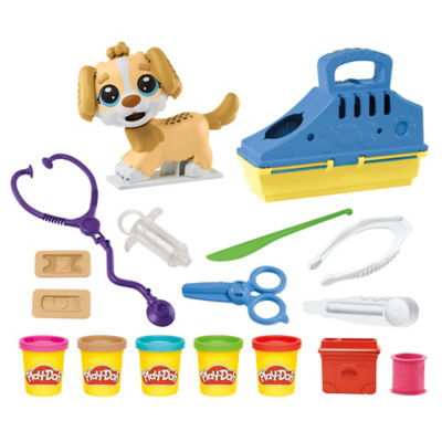 Play-Doh vet playset with toy dog and grooming tools - British product