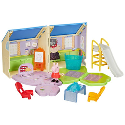 Peppa Pig Pop-Open Playgroup playset with accessories - British product