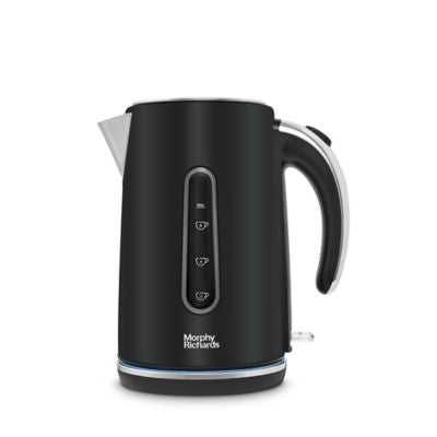 Morphy Richards jug kettle black 1.7L, imported from the UK