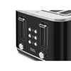 Morphy Richards Motive toaster 4-slice Black, imported from the UK