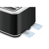 Morphy Richards Motive toaster 4-slice Black, imported from the UK