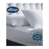 Silentnight white brushed cotton fitted sheet king - British product