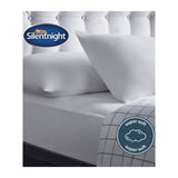 Silentnight grey brushed cotton fitted sheet double (British brand)