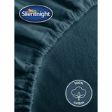 Silentnight Brushed Cotton Fitted Sheet Teal King, UK version