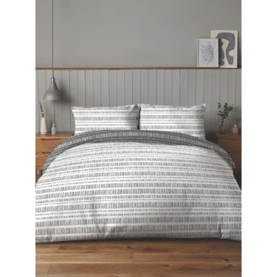 Silentnight cotton rich reversible duvet set king size, UK version