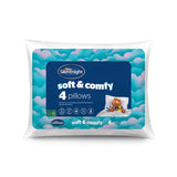 ASDA Silentnight Soft & Comfy Pillows - 4 Pack 74x46cm- Buy online at McGrocer