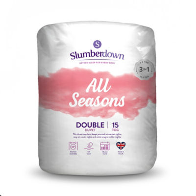 ASDA Slumberdown All Seasons Combi Duvet - 10.5 & 4.5 Tog - Double- Buy online at McGrocer
