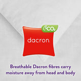 Slumberdown medium pillow pair with climate control, UK version