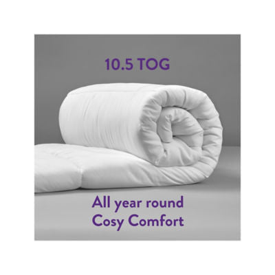 Slumberdown Everyday Comfort duvet 10.5 tog, imported from the UK