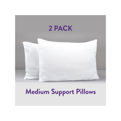 Slumberdown Everyday Comfort Pillow Pair medium support 48x74cm - British product