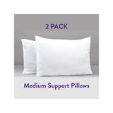 Slumberdown Everyday Comfort Pillow Pair medium support 48x74cm - British product