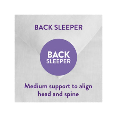 Slumberdown Everyday Comfort Pillow Pair medium support 48x74cm - British product