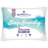 Slumberdown Sleep Soundly medium pillow pair - British product