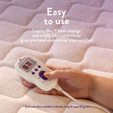 George Home Slumberdown electric underblanket with fleece cover - British product