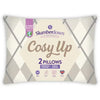 Slumberdown Cosy Up pillow pair Standard UK Sizing (British brand)