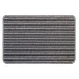 Primeur grey striped washable doormat (British brand)