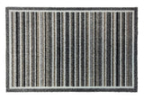 Washable Recycled Doormat Greige Stripe, imported from the UK