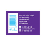 Royal Mail 1st Class stamps 8 pack, imported from the UK