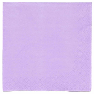 Amscan lavender paper napkins 33cm 20 pack - British product