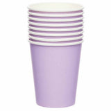 Amscan lavender paper cups 8 pack, imported from the UK