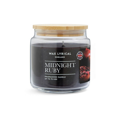 George Home candle Midnight Ruby medium jar - British product