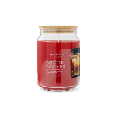 Wax Lyrical Winter Warmer large candle, imported from the UK