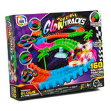 GlowTrack 160-piece light-up racing track set (British brand)