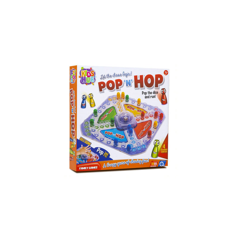 Kids Hub Pop 'N' Hop board game, UK version