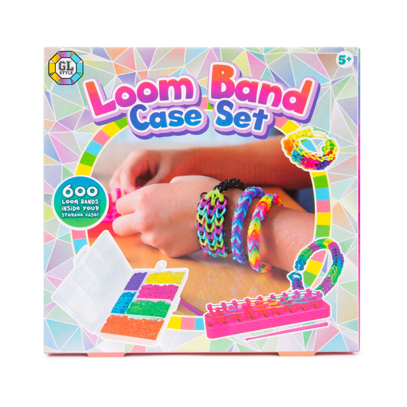RMS loom band case set with weaving tools and 600 bands, imported from the UK