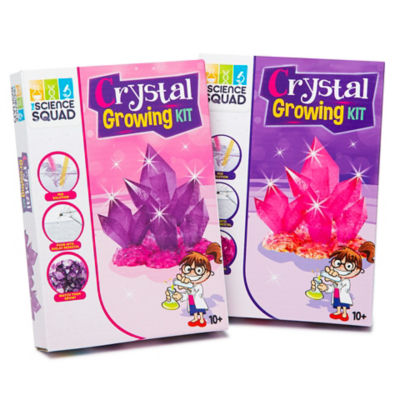 Science Squad crystal growing kit for kids, imported from the UK