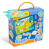 Blippi 3-in-1 puzzle set for toddlers, imported from the UK