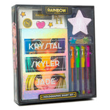 Rainbow High holographic notebook set craft kit, imported from the UK