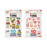 ASDA RMS Temporary Tattoos 10 Sheet Pack Ages 7+- Buy online at McGrocer
