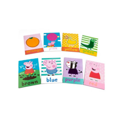 Peppa Pig sensory flash cards educational toy, UK version