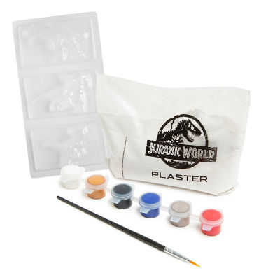 Jurassic World Dino Casting Kit craft set with moulds and paint, UK version
