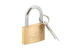 Sterling brass security padlock (British brand)
