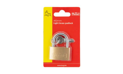 Sterling brass security padlock (British brand)