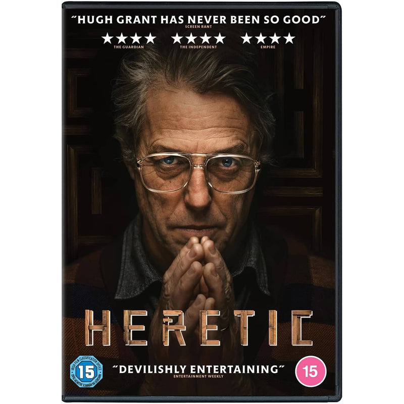 Heretic horror movie DVD, UK version