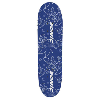 Sonic The Hedgehog Skateboard 79cm Double Kicktail (British brand)