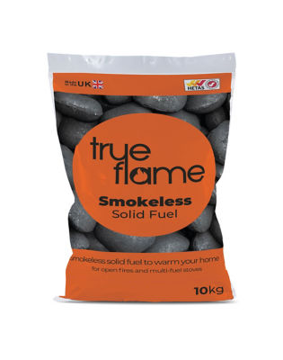 True Flame smokeless solid fuel briquettes 10kg (British brand)