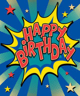 ASDA Birthday Card with Comic Design and Envelope, 154mm x 184mm- Buy online at McGrocer