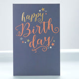 George Home modern birthday greeting card 14x21cm, UK version