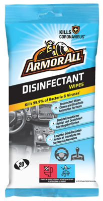 Armor All Disinfectant Flow Wipes 20 wipes - British product