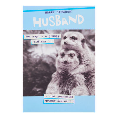 ASDA Quitting Hollywood Husband Birthday Card with Envelope 159x235mm