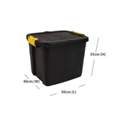 ASDA Strata Heavy Duty Storage Box with Lid 42L- Buy online at McGrocer
