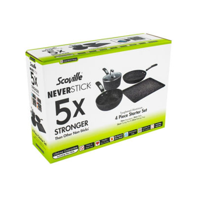Scoville Neverstick 4-piece cookware set - British product