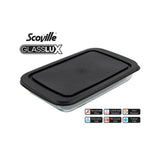 Scoville Glasslux rectangular glass dish with lid 2.2L (British brand)