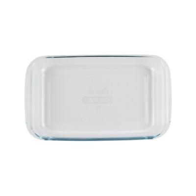 Scoville Glasslux rectangular glass dish with lid 2.2L (British brand)